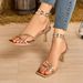 Cross-border Women's Summer Mid-heel Sandals, New Open-toe Fashion Roman Shoes, Fairy-style Chunky Heel Strap High Heels_vogvips.com