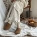 Made of genuine leather with plush insulation, women's 2025 winter new style lazy flat bottom vatile casual toe_vogvips.com