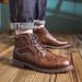 Martin Large Style American Size Work Men's Trendy High-top Motorcycle Short Paratrooper Boots_vogvips.com