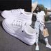 2025 New Spring Summer Casual Trendy Versatile Sneakers Hidden Heel White Women's Shoes_vogvips.com