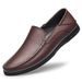 Doudou Shoes Men's Soft Sole Soft Surface Leather Shoes Casual Leather Shoes Men's Shoes Single Shoes Men_vogvips.com