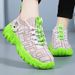 Women's Casual Shoes Breathable Mesh Shoes Soft Sole Comfortable Single Shoes Fashion Fly-woven Coconut Shoes_vogvips.com