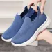 Breathable Mesh Mother's Summer Style Walking Sports Ladies Casual Flat Beijing Cloth Shoes EVA Insole Non Slip_vogvips.com
