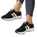 2026 Spring Vintage Color-Block Sneakers For Women, Soft Sole Breathable Casual Lightweight Lace-Up Fashion Shoes,_vogvips.com