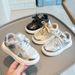 New Girls' Casual Shoes Sequins Fashion Boys' Board Shoes Soft Soled Baby Shoes_vogvips.com