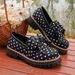 British-style Polka Dot Low-top Women's Shoes, 2026 Spring New Platform Loafers With Bow, Casual Shoes_vogvips.com