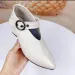 Designer Shoe 2026 Spring Autumn New European And American Fashion With Chunky Heels Deep V Neck Pointed Toe Mom's Plus_vogvips.com