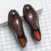 Euro Step Formal Business New Brogue Casual Leather Shoes Men's Height Increasing Tassel Slip-On Loafers Men_vogvips.com