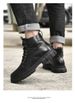 Martin Boots Men's High-top Boots Hand-scratched Tooling Shoes Young And Young Retro Casual Leather Boots Men_vogvips.com