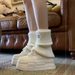 New Spring/autumn Thick-soled Lace-up Casual Shoes With Round Toes Fashionable Comfortable Trendy Breathable Walking_vogvips.com