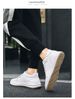 Men's Shoes Breathable Irst Layer Cowhide Little White Board Shoes Men's Sports And Leisure Rubber Sot Sole_vogvips.com