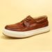 Men’s Shoes Horse Leather Washed Retro Casual Sneakers Men's Shoes Genuine Leather Fashion Trend Leather Shoes Spot Delivery_vogvips.com