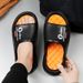 Summer Massage Slides Indoor Outdoor Sandals Beach Casual Shoes Comfortable Sole Men's Slippers Big Size 46 47_vogvips.com