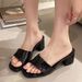 European And American Foreign Trade Plus Size Women's Shoes 2025 New Summer One-Strap Chunky Sandals Outdoor High_vogvips.com