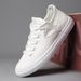 Euro Step New Men's Fashion Sneakers Korean Style Lace-up Trendy Casual Leather Shoes For Men_vogvips.com