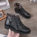 Winter Fleece-Lined Mom Cotton Shoes Warm Middle-Aged And Elderly Grandma Short Dropshipping Thickened Flat Snow Boots_vogvips.com
