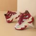 Platform Height-Increasing Dad For Women 2025 Summer New Lace-Up Fashionable Women's Shoes Color-Block Hollow Breathable_vogvips.com
