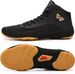 Men's Mesh Breathable Wrestling Boots, Mid-Top Fitness Sneakers Lightweight Lace Up Fighting Boxing Training Shoes_vogvips.com