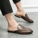 Autumn Hot Selling Lightweight Flat Walking For Commuting Versatile Leather Casual Shoes Classic Men's Loafers_vogvips.com