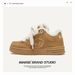 Women's Shoes Disruptive Aesthetics Series: Double Tongue Winter Warm Cotton Shoes, Short Boots, Snow Boots, Unisex Style_vogvips.com
