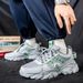 2025 Fashion Letter Printed Men's Summer Sneakers Unisex Breathable White Shoes Trainers Men Platform Casual Sneakers For Men_vogvips.com