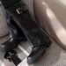~Women's Black Metal Belt Buckle High Knight Thick Sole Slimming Over-the-Knee Boots_vogvips.com