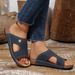 Foreign Trade Plus-size 2026 New Casual Round-toe Flat-soled Hollow-out Women's Beach_vogvips.com