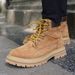 Martin Boots Men's Shoes Outdoor Tooling Boots British Rhubarb Boots Platform Trendy Men's Shoes_vogvips.com