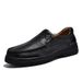 Embossed Crocodile Pattern Men's Shoes Large Size Foot Cover Casual Men's Leather Shoes Dad Shoes_vogvips.com