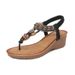 Travel Wedge Sandals Women's New Open-toe Holiday Travel Women's Shoes_vogvips.com