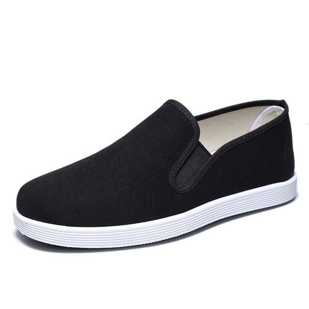 Cloth Shoes Men's Cloth Shoes Thick Soled Non Slip Dad Shoes Breathable Flat Driving Shoes_vogvips.com