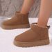 SHLIANG Thick Plush Platform Snow Boots Women Winter Keep Warm Fur Cotton Shoes Woman Suede Slip-On Ankle Botas Padded Shoes Y0074_vogvips.com