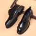 Cowhide British Style Business Formal Men's Casual Fashion Leather Shoes_vogvips.com