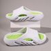 One Line Summer Outdoor Wear, Stepping On Poop Feeling, Anti Slip Sports Slippers, Men's Indoor Home Thick Bottom Trendy_vogvips.com