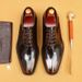 British bright leather shoes men's formal business cowhide leather inside one piece Men's Oxford shoes_vogvips.com