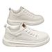 European Warm Series Men's 2025 New Casual Leather Korean Style Trendy Thick-Soled Sports White Sneakers Winter Fleece-Lined Cotton Shoes_vogvips.com