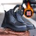European Warm Series 2025 New Top Layer Cowhide Men's Genuine Leather Martin Winter High-top Work Boots With Fleece Lining Versatile_vogvips.com