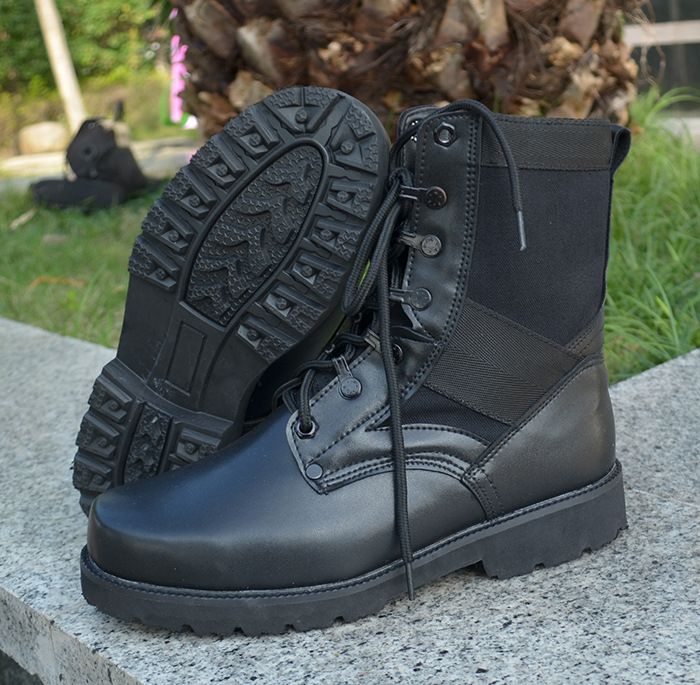 European Warm Series Combat Dual-Density Waterproof Fireproof Military Full Cowhide Super Popular Men's Lightweight Boots_vogvips.com