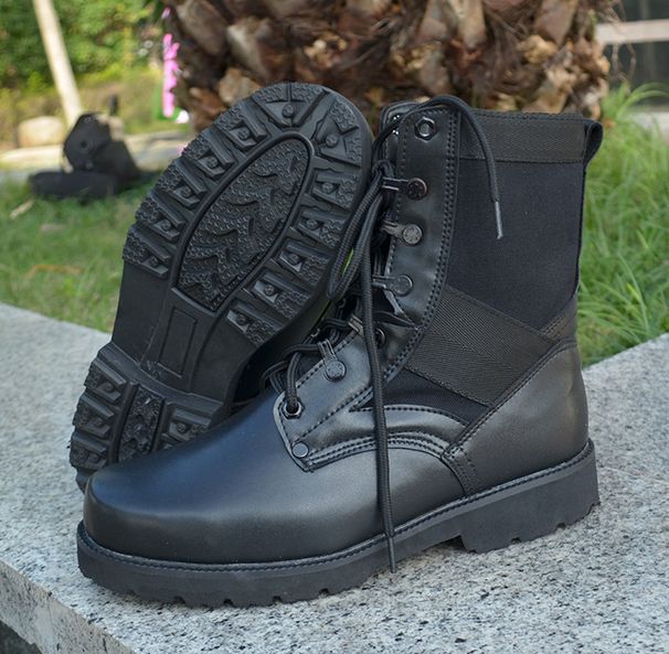 European Warm Series Combat Dual-Density Waterproof Fireproof Military Full Cowhide Super Popular Men's Lightweight Boots_vogvips.com