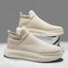 Fashion Male Shoes Mesh Thick Platform Men's Casual Sneakers Fashion Sports Knitted Breathable Light Running Shoes Zapatillas Hombre_vogvips.com