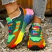 Running Fashion Colorful Casual Sneakers Comfort Lace Up Outdoor Platform Shoes For Women Zapatos De Mujer_vogvips.com