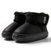 Snow Boots Outdoor Waterproof Closed Heel Slippers Women Winter Home New Couple Thick Sole Fleece Lined Warm Cotton_vogvips.com