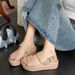 Women's Thick-soled Summer Outdoor Slippers, Height-increasing, Non-slip, Fashionable And Versatile, Wholesale For_vogvips.com