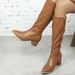 326-7 Long With Pointed Toes, Thick High Heels, Casual, Fashionable, Comfortable, And Warm Women's Boots_vogvips.com