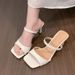 Women's Cloud Comfort Heeled Sandals - Summer Luxury Strappy White Soft Sole Slippers With Arch Support Elegant High Heel Flip Flops For Women_vogvips.com