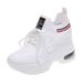 Womens PU Fabric Retro Lace-Up Sneakers Women's Heels Summer Autumn Fashion Designer Tennis Female Breathable Shoes_vogvips.com