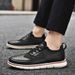 2022 New Gentleman Style Casual Fashion Trend Leather Extra Large Size 45-46 Men's Shoes_vogvips.com