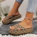 Women's plus Size Slippers Light Comfortable round Toe Plum Blossom Design Outdoor Wear_vogvips.com