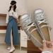 Women's French Mary Jane Shoes In Cowhide, 2026 New Summer Lightweight Woven Breathable Flats To Pair With Skirts And_vogvips.com