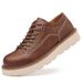 European Warm Series Martin 2025 Autumn New Low-top Men's Short Boots Outdoor Work Hand-sewn Leather Shoes_vogvips.com